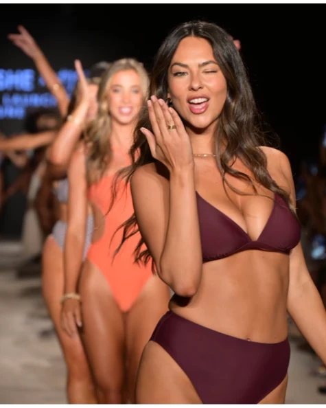 Model walking the CUPSHE runway show